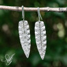 Silver Leaf Earrings